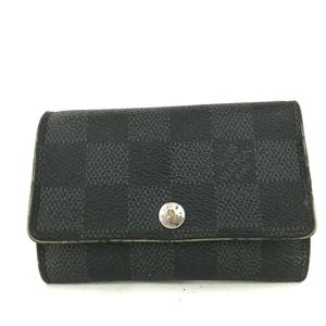 Louis Vuitton Damier Graphite Multicles 6 Ring Key Case